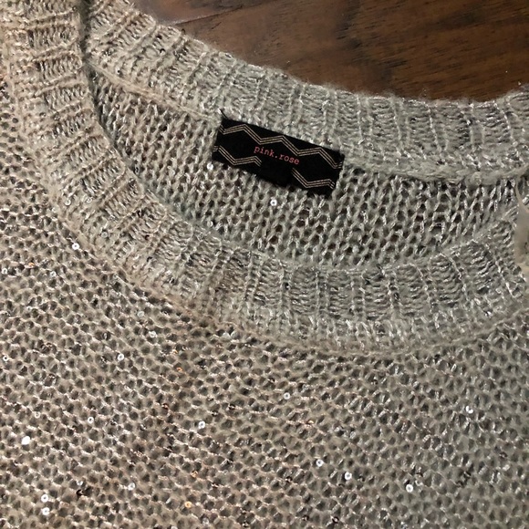 Grey sequin sweater - Picture 2 of 2